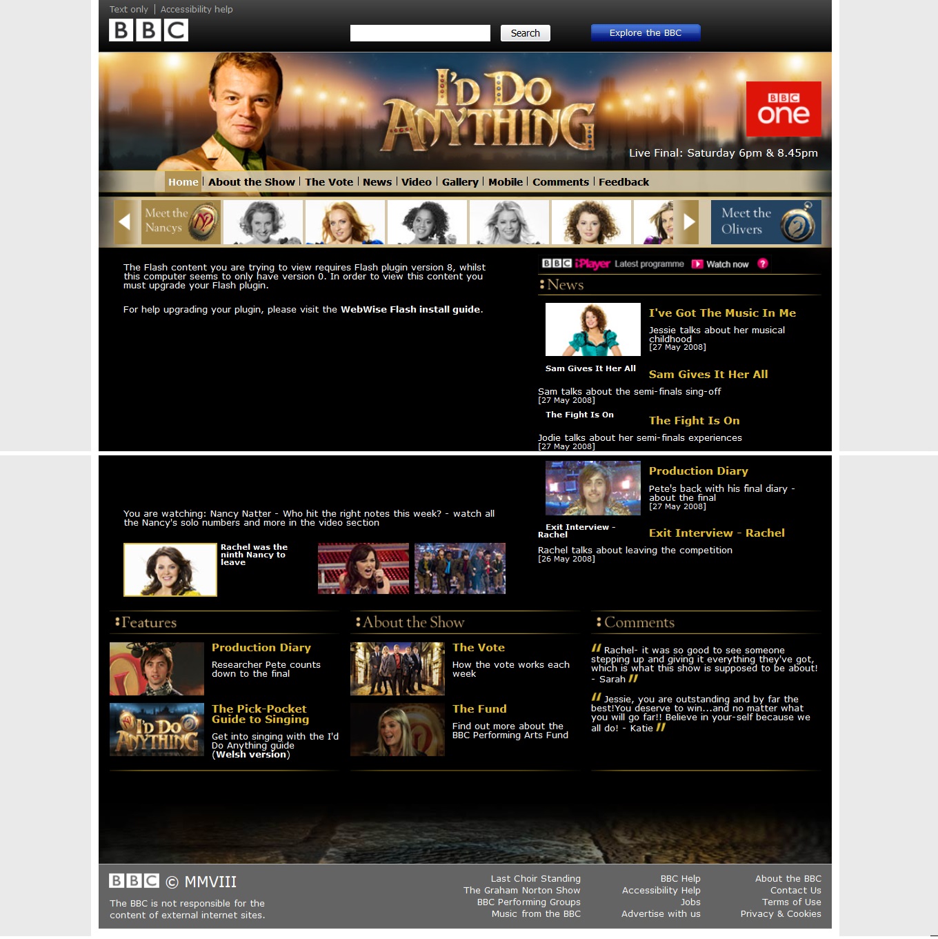 I'd Do Anything Website