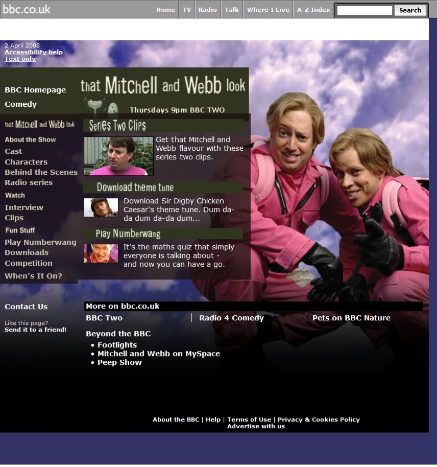 Mitchell & Webb Website