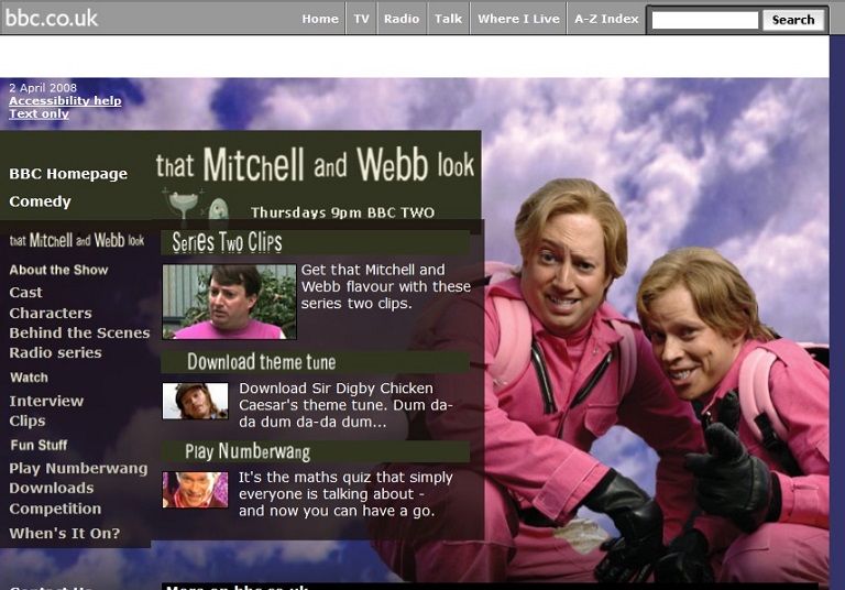 Mitchell & Webb Website