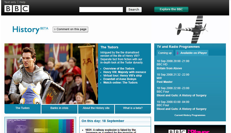 History Website
