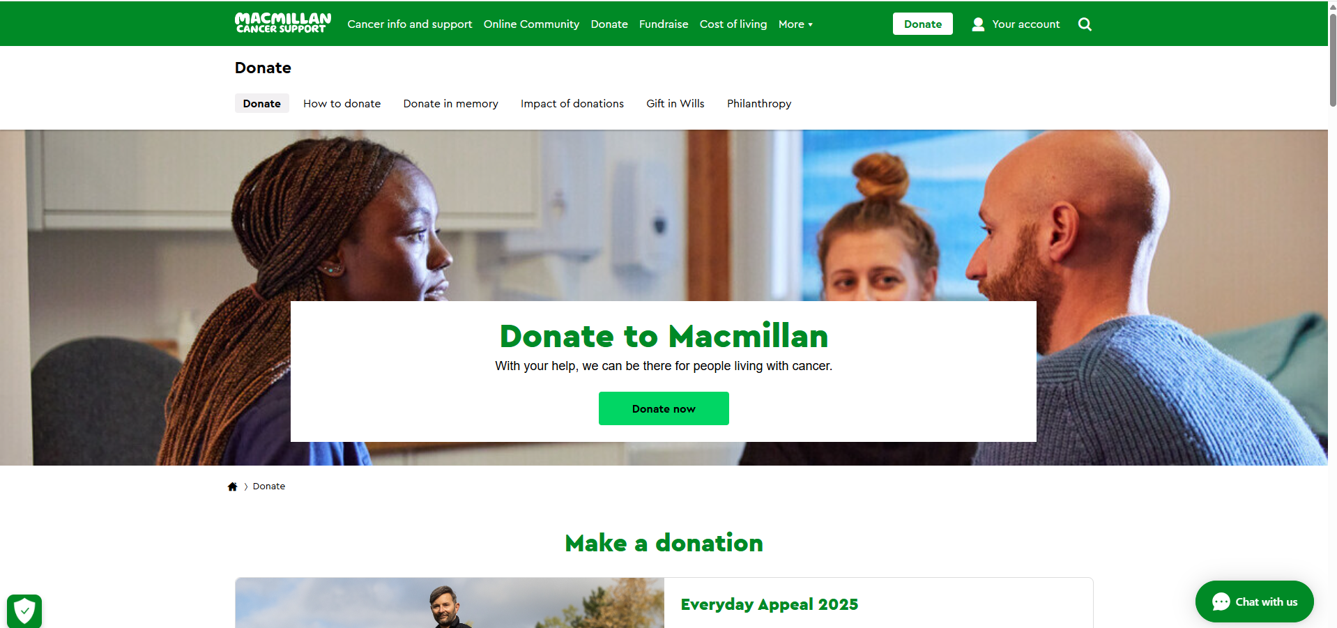 Macmillan Website image