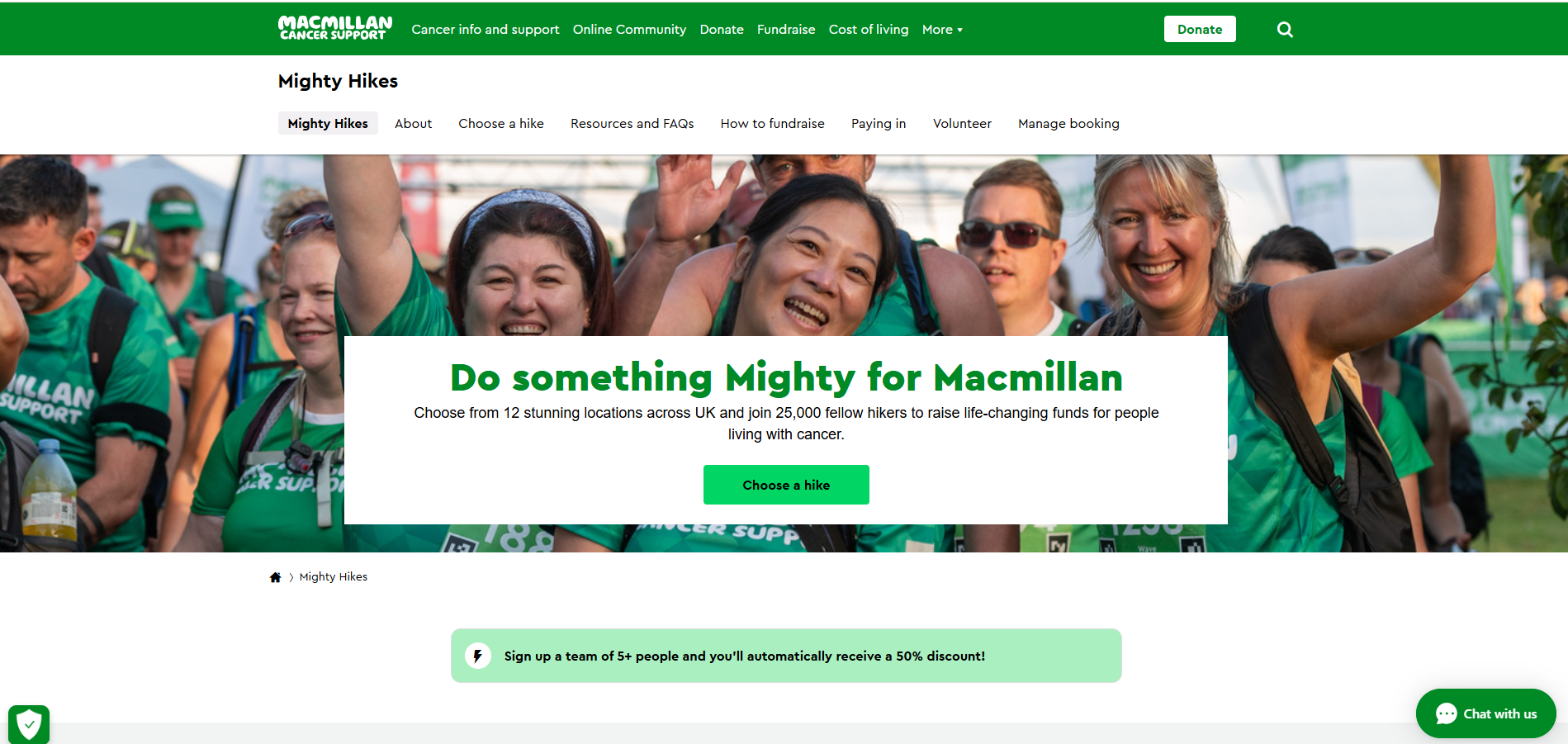 Macmillan Website image
