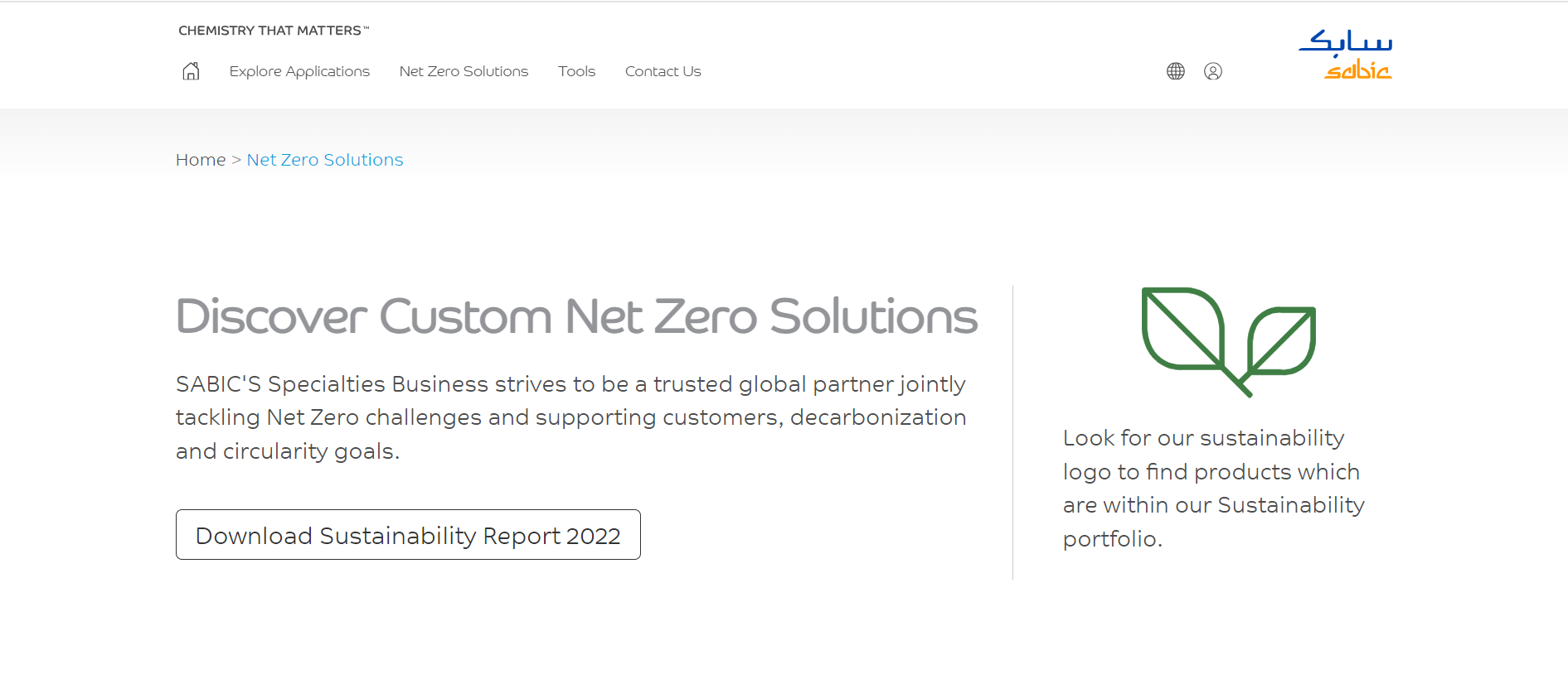 Net Zero page