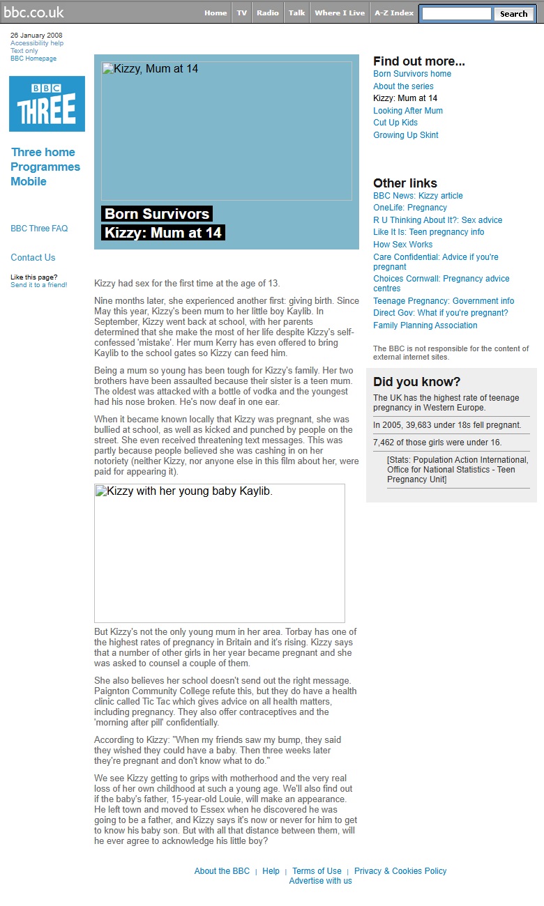 Born Survivors Website