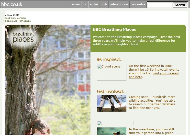 Breathing Places Website