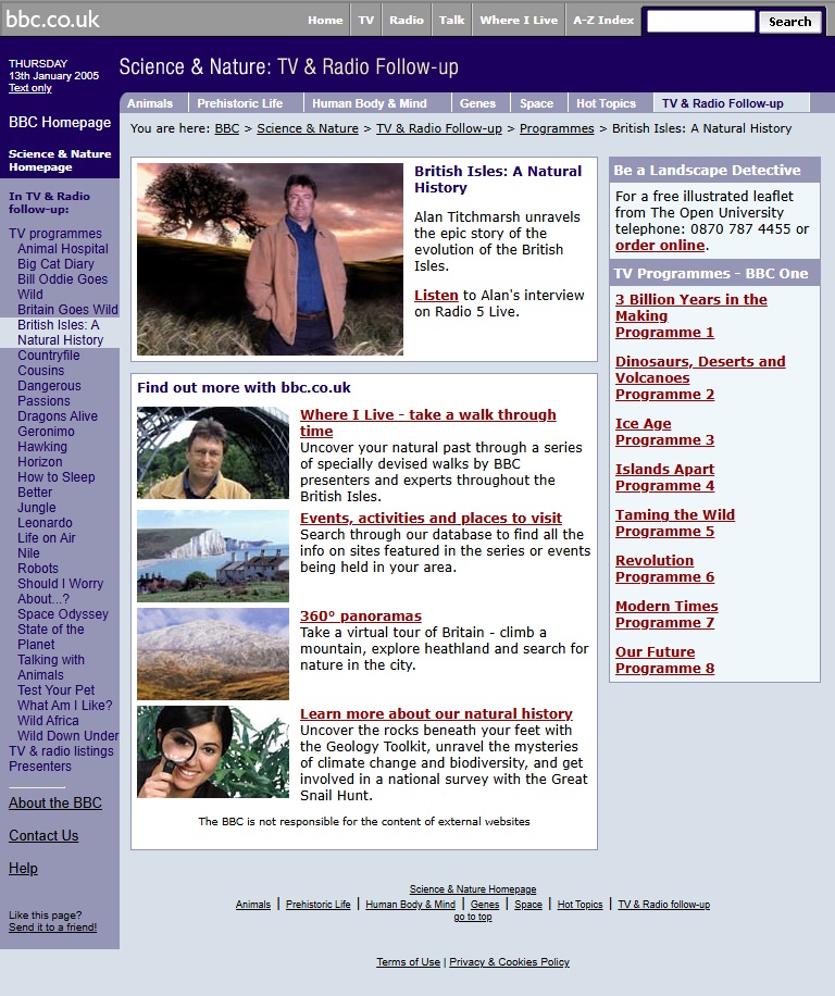 British Isles: A Natural History Website