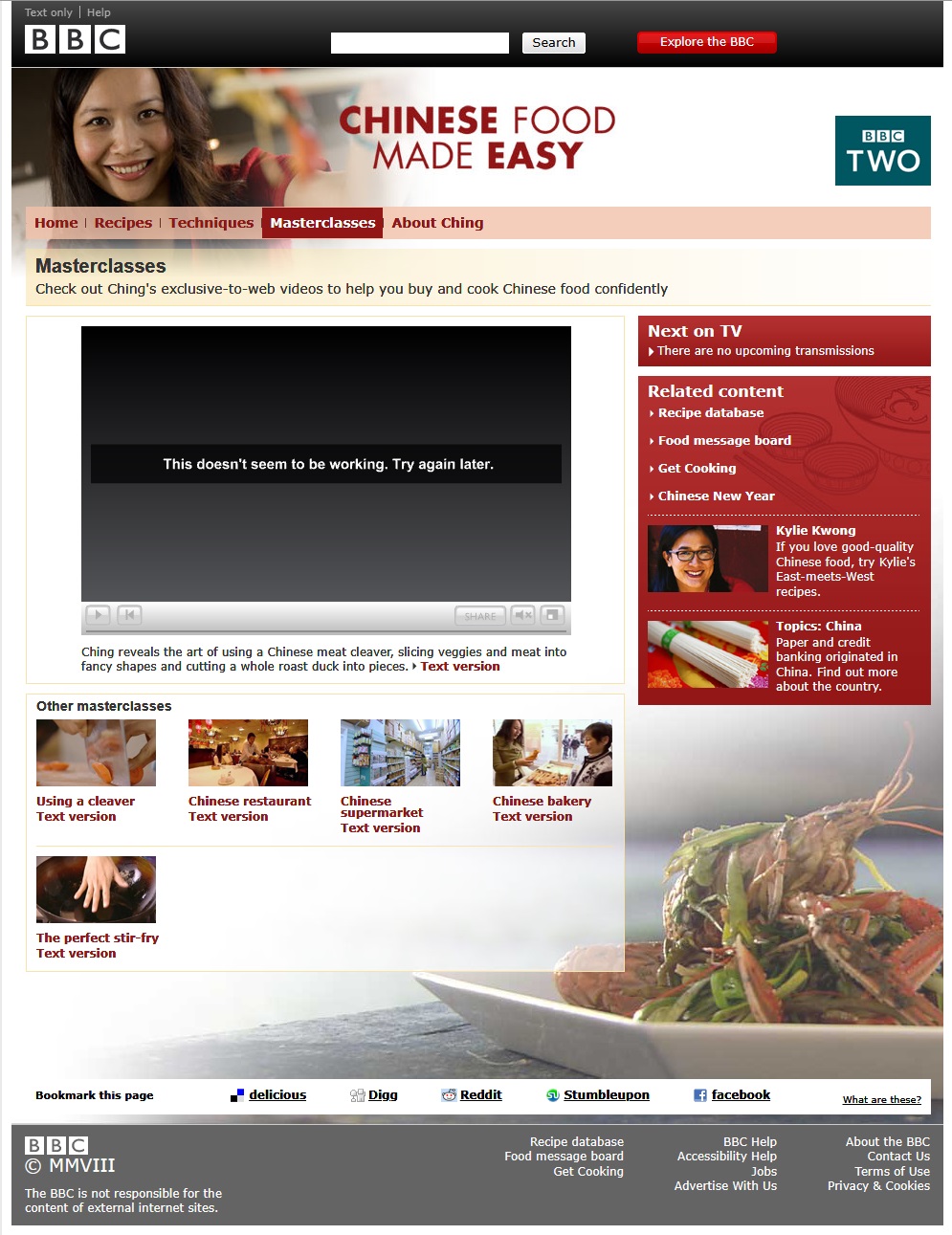 Chinese Food Made Easy Website