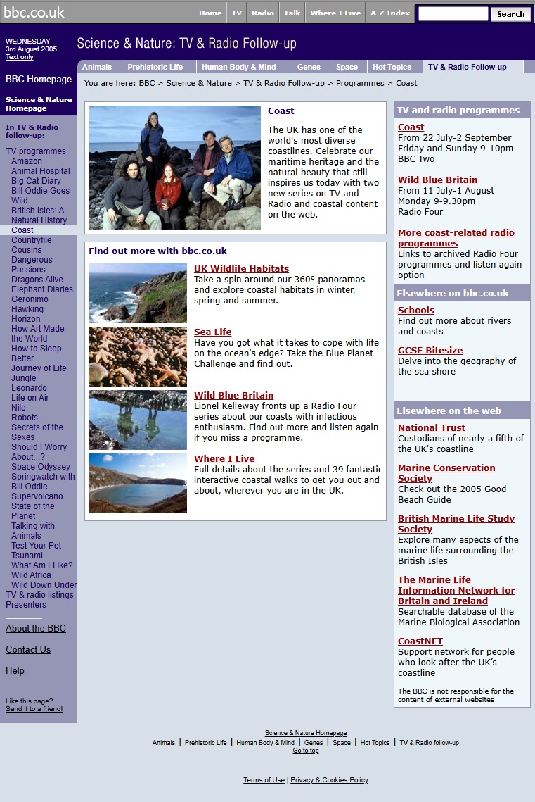 Coast Website