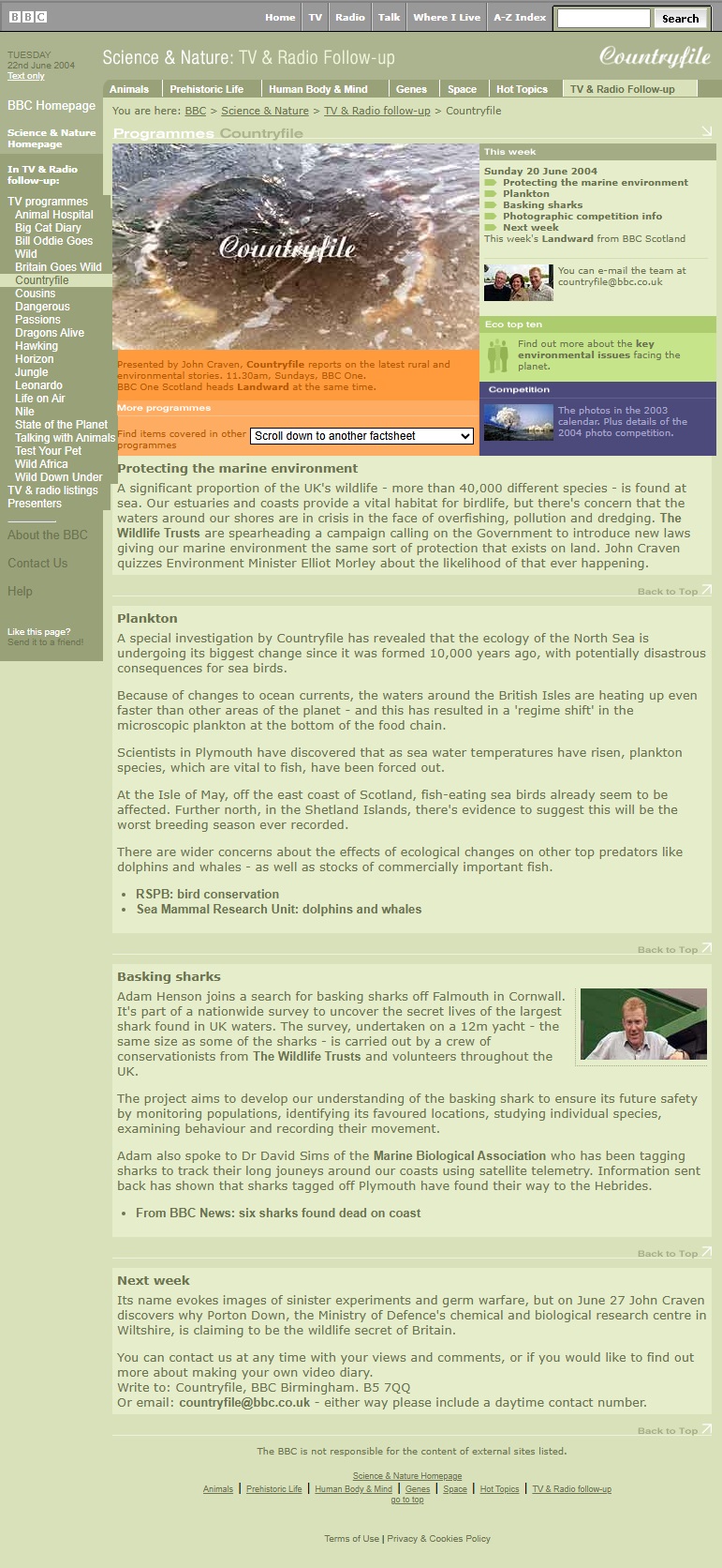 Countryfile Website