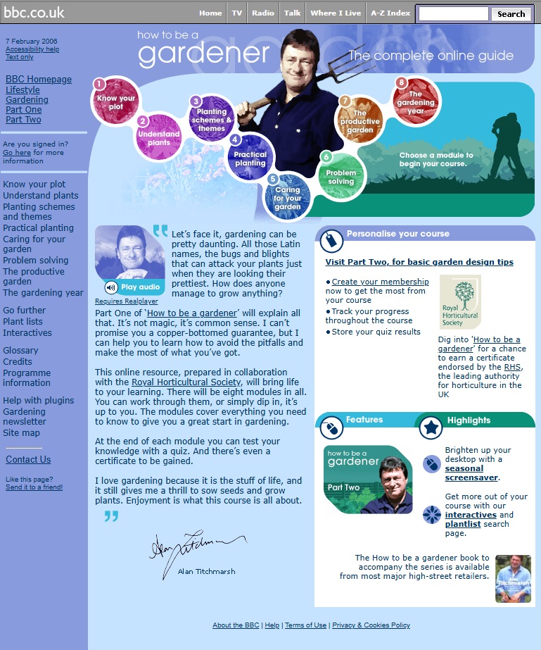 How To Be A Gardener Website