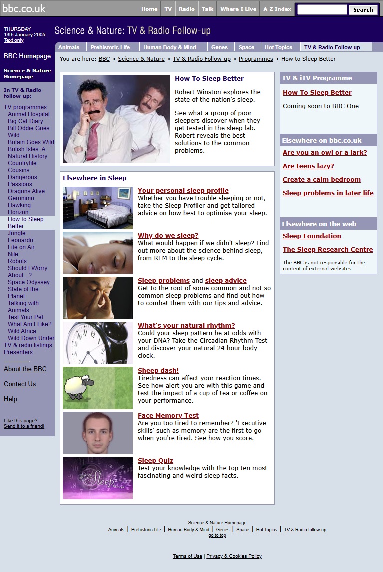 How To Sleep Better Website
