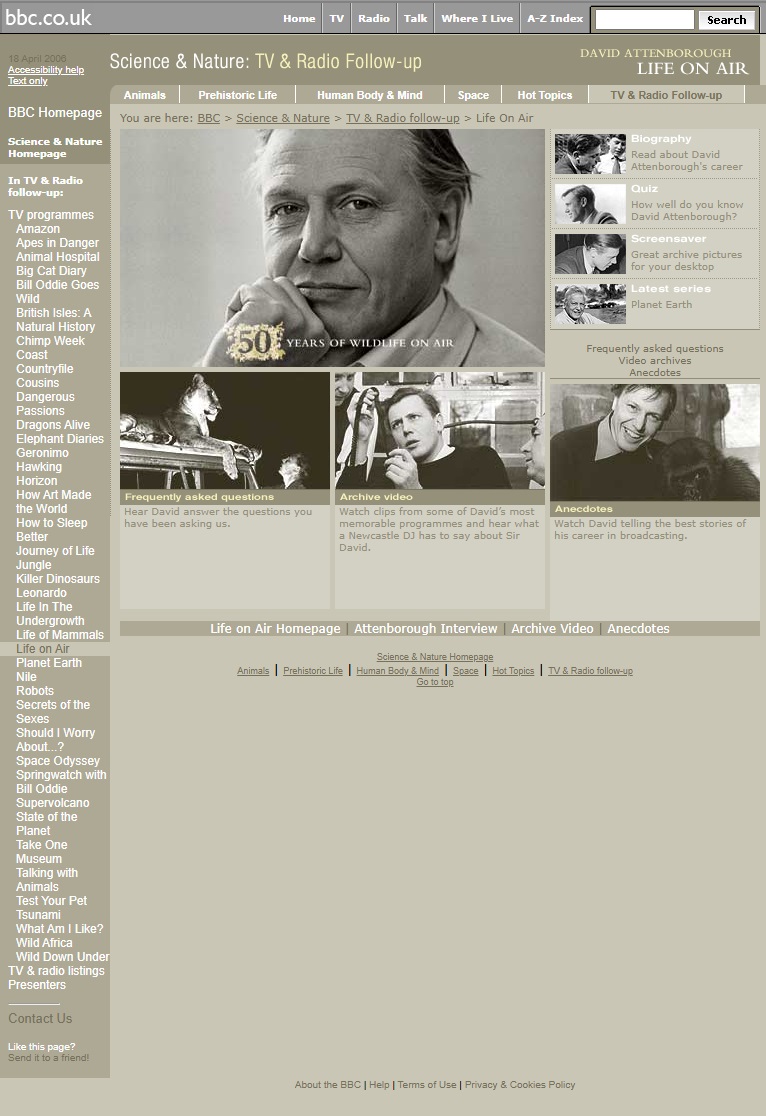 Life On Air Website