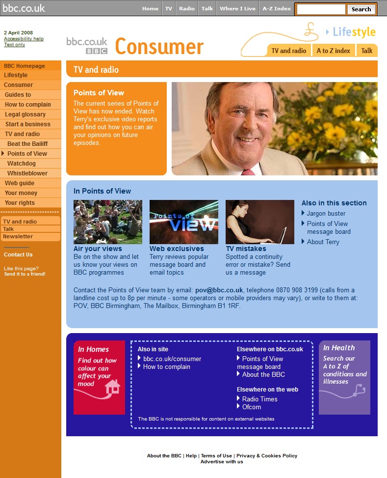 Points Of View Website