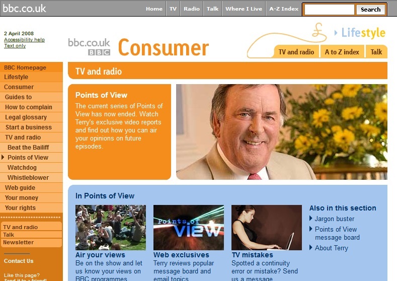 Points Of View Website