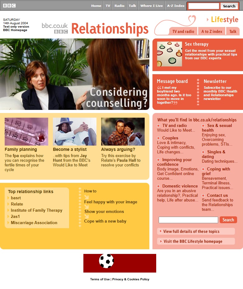 Relationships Website