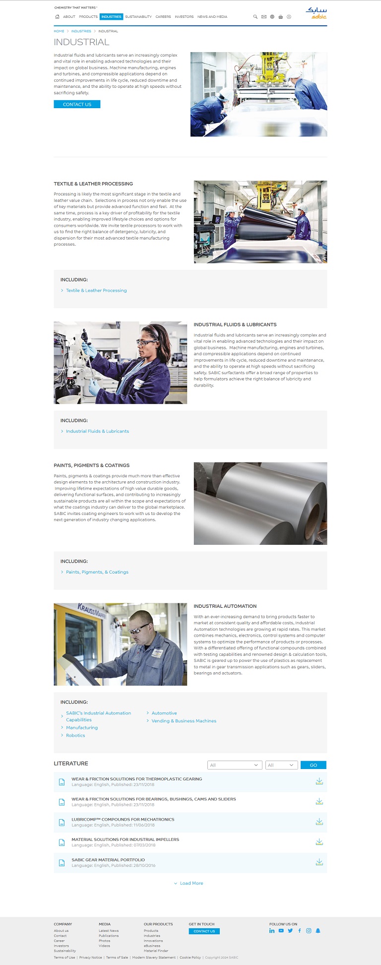 Industries - Industrial SABIC website