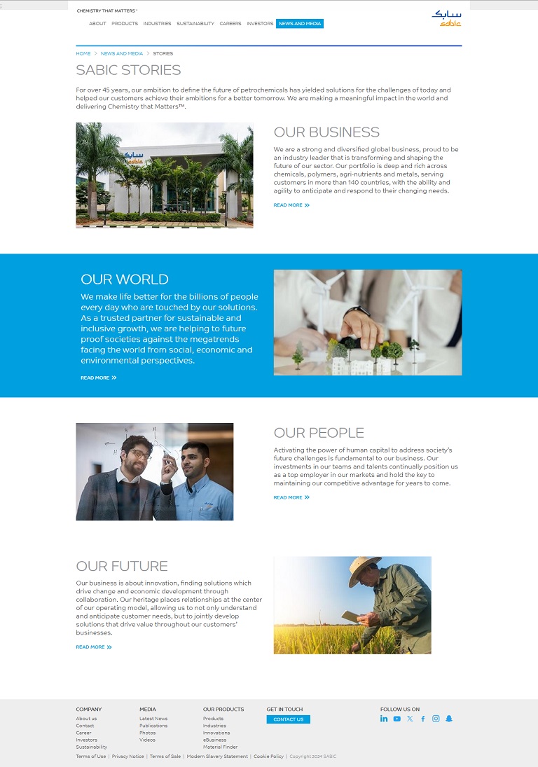 News - Stories SABIC website