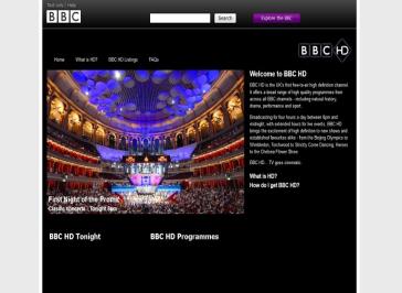BBC HD Website