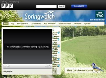 Springwatch 2008 Website