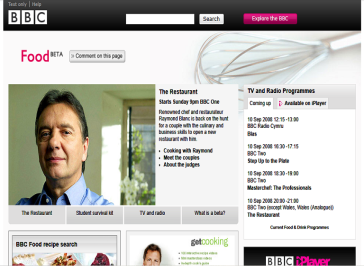 BBC Food Website
