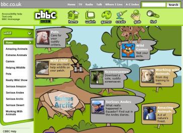 CBBC Wild Website