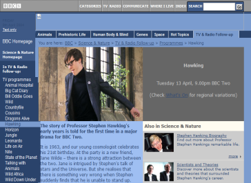 Hawking Website