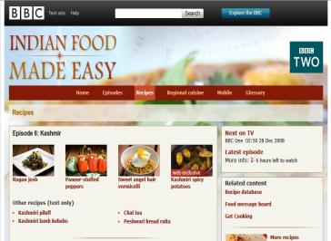 Indian Food Made Easy Website