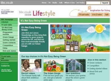 It's Not Easy Being Green Website