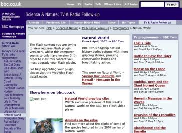 Natural World Website