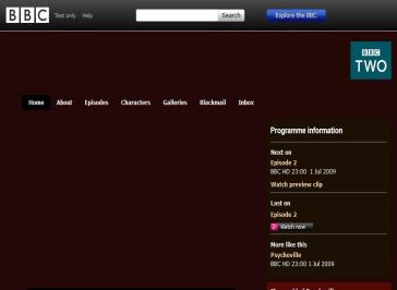 Psychoville Website