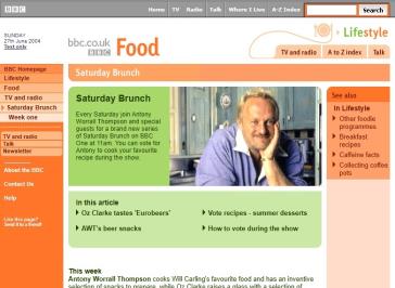 Saturday Brunch Website