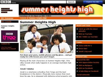 Summer Heights High Website
