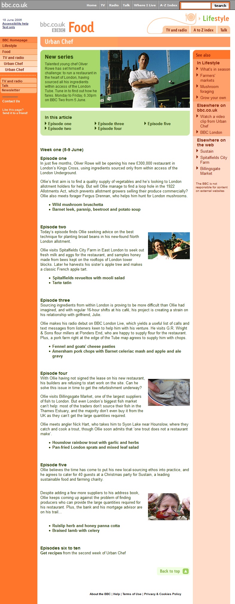 Urban Chef Website